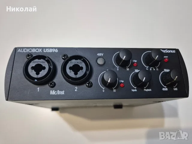 Аудио интерфейс PreSonus AudioBox USB 96, снимка 3 - Аудиосистеми - 56615656