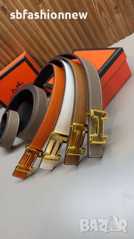 Hermes ❣️ Prada естествена кожа колан, снимка 3 - Колани - 56619427