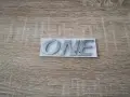 сребриста емблема MINI One, снимка 1