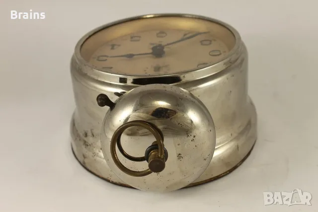 1930's HALLER Немски Будилник Работещ, снимка 9 - Антикварни и старинни предмети - 56623575