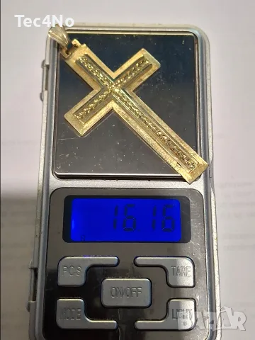 Златен Кръст 14К. - 16,16гр. ~ Уникат!