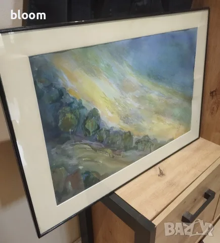 Калия Йорданова-,,Морски бряг", снимка 2 - Картини - 56568361