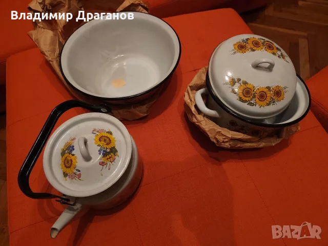 Винтидж комплект съдове, снимка 2 - Прибори за хранене, готвене и сервиране - 56729487