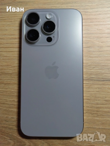 Iphone 15 Pro 128gb Natural Titanium, снимка 4 - Apple iPhone - 56661450