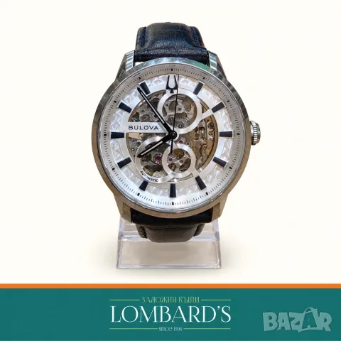 Часовник BULOVA Sutton S,keleton 96A330, Automatic, 21 Jewels Sapphire, 30ATM WR, N: 43057