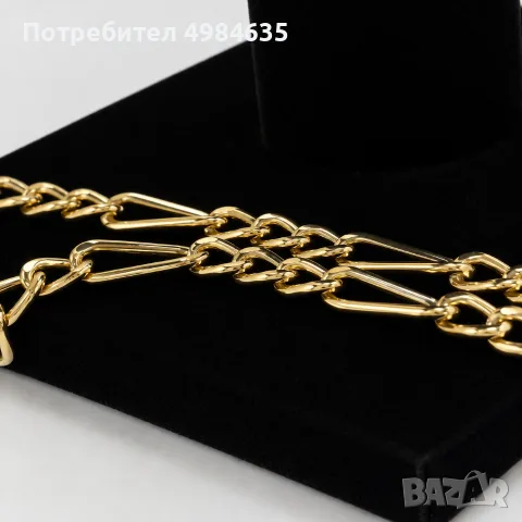 Златен синджир (Cartier плетка), снимка 3 - Гривни - 56583015