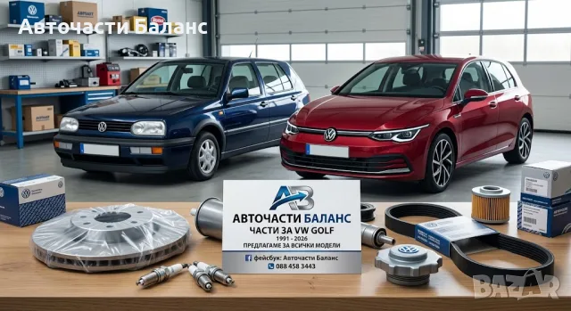 Нови части за VW Golf 4, 5, 6, 7, 8 - ниски цени, доставка