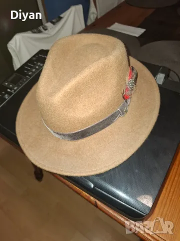 Чисто нова вълнена шапка Joules Grove Fedora (Размер M)