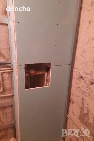 Гипсокартон монтаж шпакловка боядисване, снимка 17 - Ремонти на апартаменти - 56588522