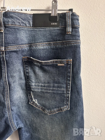 Мъжки дънки AMIRI Original Size 32 / M-L Distressed, снимка 4 - Дънки - 56738407