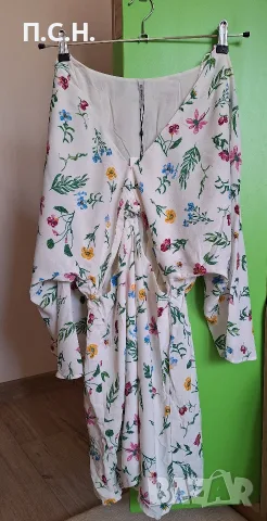 Pepe jeans Нова флорална рокля, снимка 3 - Рокли - 56682362