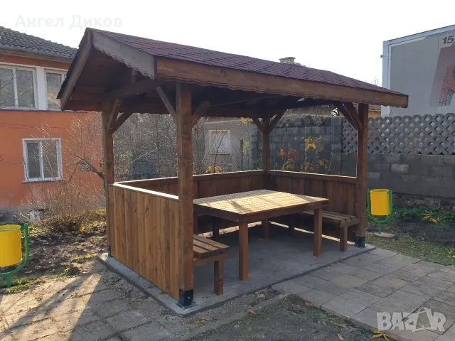 Беседки, къщички и навеси., снимка 13 - Градински мебели, декорация  - 56744147