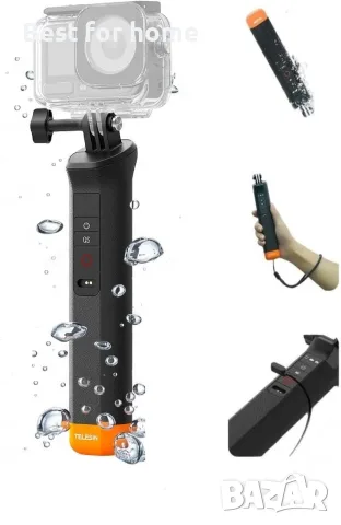 Плаваща ръкохватка с Bluetooth за DJI Osmo Action 6/5 Pro/4 – TELESIN