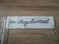 Porsche e-hybrid сребрист гланц надпис, снимка 6