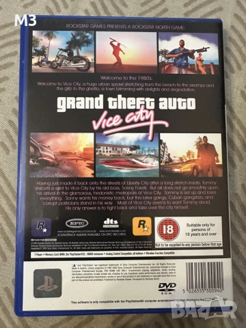 GTA Vice City PS2 с книжка, снимка 2 - Игри за PlayStation - 56744757