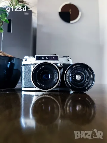 фотоапарат EXA 1a + Carl Zeiss 50mm + Meyer-Optik 29mm