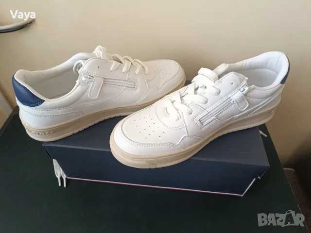 Кожени сникърси Tommy Hilfiger, снимка 2 - Маратонки - 56697089