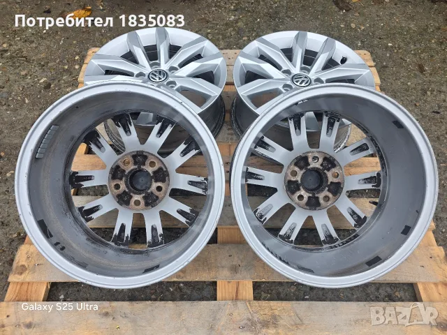 Лети джанти 16ки 5х112 VW, снимка 9 - Гуми и джанти - 56709308