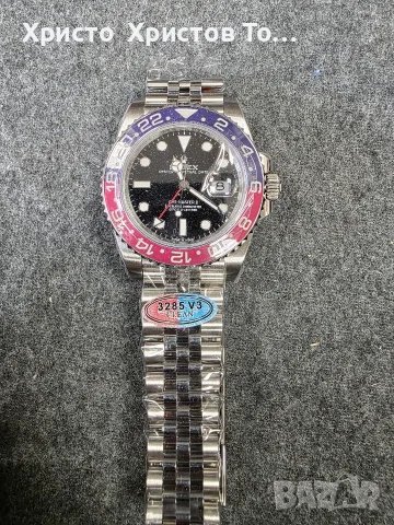 Cloning!!!Мъжки механичен луксозен часовник Rolex GMT-Master II 