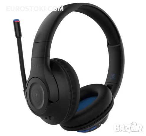 Детски безжични слушалки Belkin SoundForm Inspire, вграден микрофон, 85dB безопасно ограничение