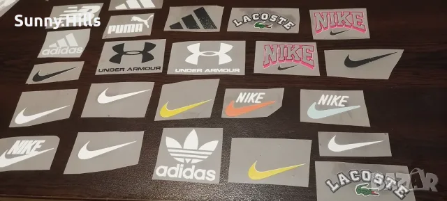 Стикери за дрехи / щампи / адидас / найк / пума / adidas nike puma new balance 