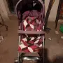 Детска количка+кошче+стол хранене, снимка 1