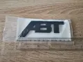 Audi ABT черна емблема голям размер, снимка 2