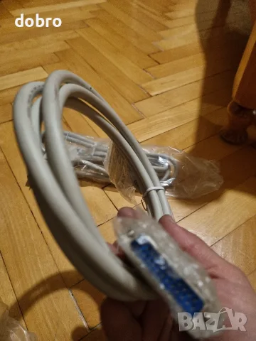 LPT принтерски кабел и компютър , снимка 3 - Принтери, копири, скенери - 56559350