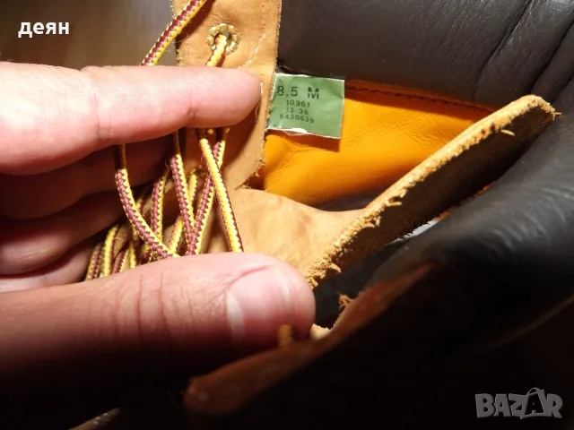 Timberland-39 Боти Естествена кожа, снимка 5 - Дамски боти - 56595688