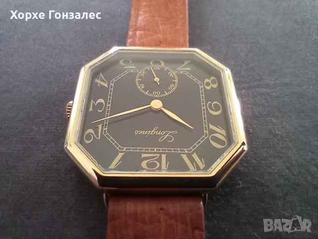 Longines Octagon 1970' Goldplated, 30mm, снимка 3 - Дамски - 56721317
