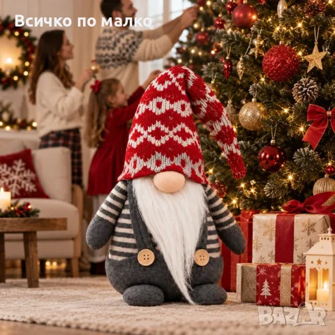 Комплект 2 коледни гнома, снимка 4 - Декорация за дома - 56684958
