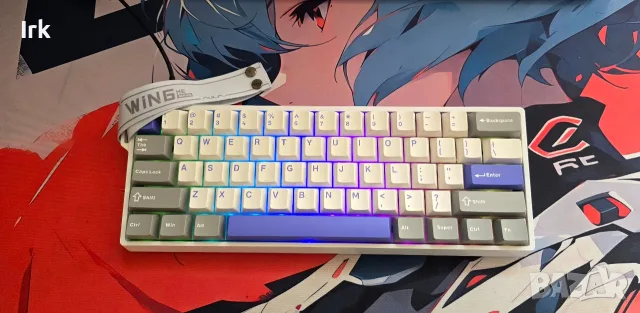AULA WIN60HE MAX – жична геймърска клавиатура, магнитни суичове, 8000 Hz, RGB
