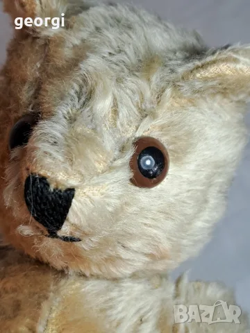 стара плюшена играчка мече Teddy Bear    36/3, снимка 8 - Плюшени играчки - 56612756