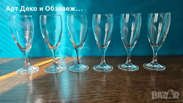 6 бр.чаши за бяло вино