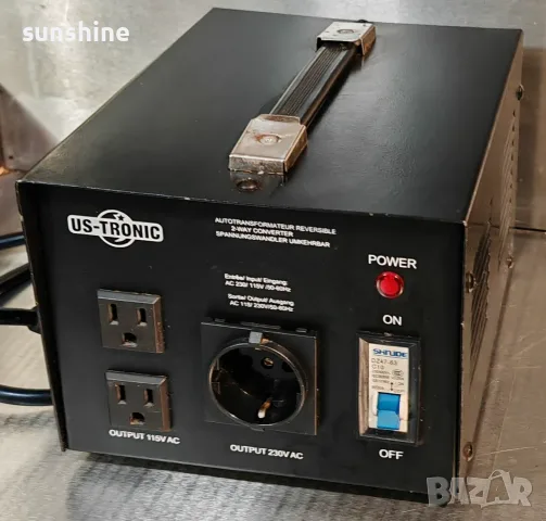 US-TRONIC TTR-1000-REV * Двустранен конвертор на напрежение 1000W * 2 way Convertor 115V 230V