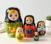 руски матрьошки от дърво., снимка 4