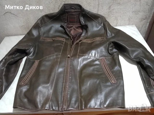Capone марково рокерско яке естествена кожа размер ХХЛ като ново 