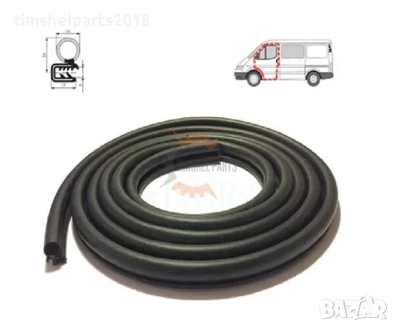 Уплътнение предна врата за Ford Transit 1985-2000год. - Шофьорска страна