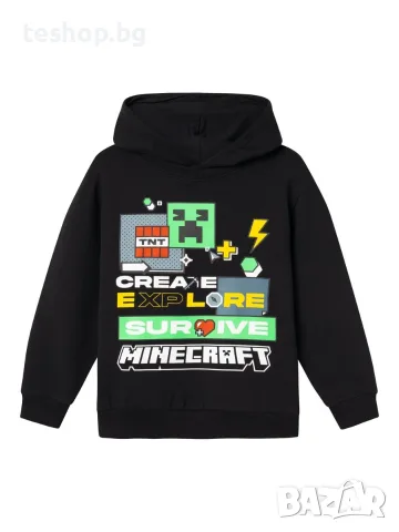 Детски суитшърт MINECRAFT HODIE 134/140 см 9-10 години