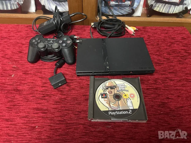 PlayStation 2 + GTA San Andreas, снимка 3 - PlayStation конзоли - 56747410