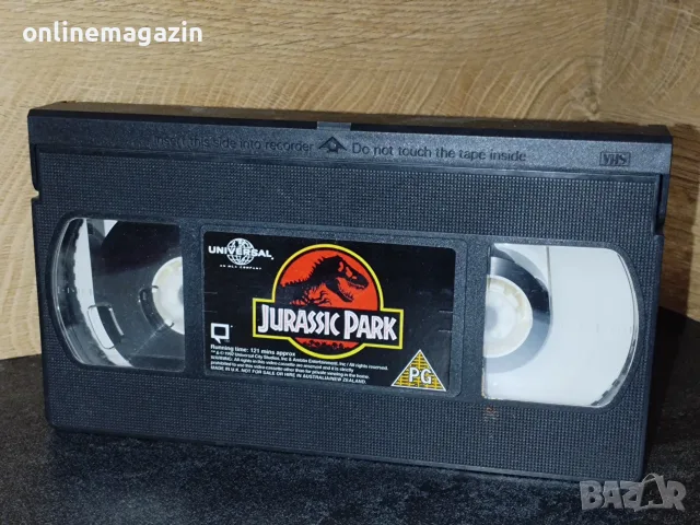 Видеокасета " JURASSIC PARK " VHS , снимка 5 - Други жанрове - 56629523