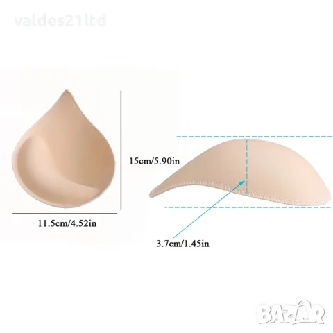 3D подплънки за бански и сутиен с пуш-ъп ефект., снимка 5 - Бельо - 38101568