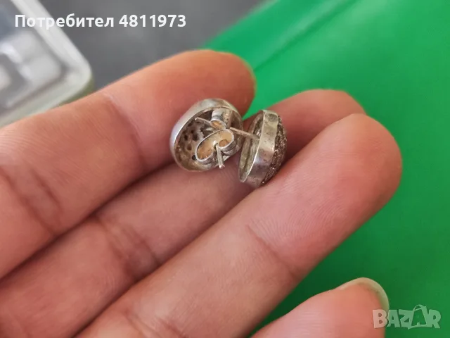 сребърни обеци 925, снимка 2 - Обеци - 55440791