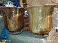 Две керамични кашпи, снимка 2