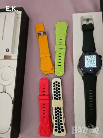 Xiaomi Watch S1 Pro – Без забележки, пълен комплект + 4 допълнителни каишки
