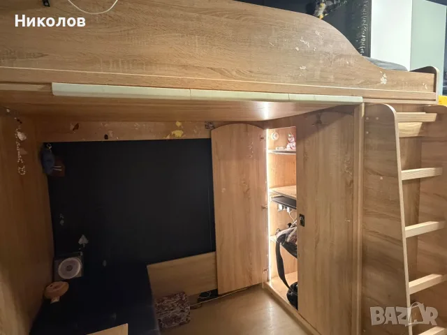 Двуетажно детско легло., снимка 5 - Мебели за детската стая - 56647536