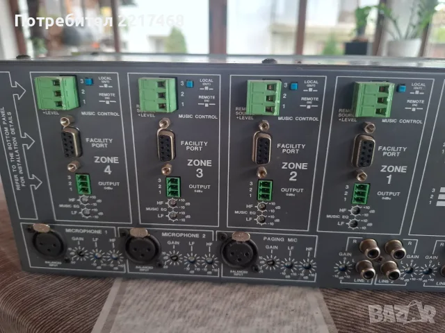Cloud Z4  FOUR ZONE VENUE MIXER, снимка 5 - Ресийвъри, усилватели, смесителни пултове - 56747847