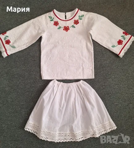 Народна носия  2-4 г - 35 €, снимка 14 - Детски комплекти - 56658142