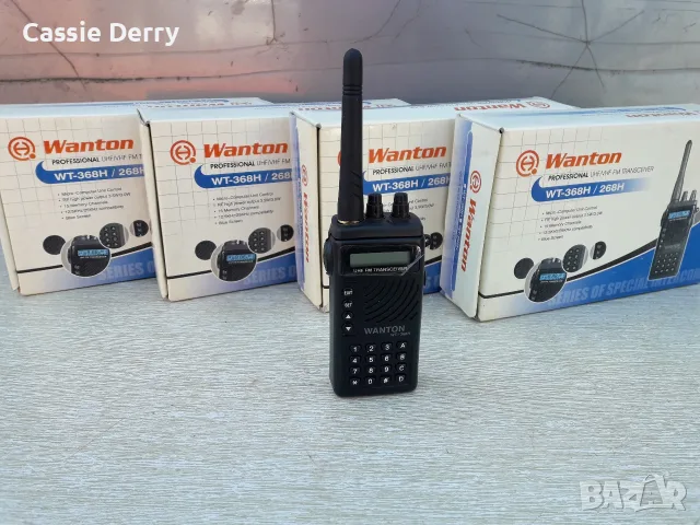 Чисто нова професионална радиостанция Wanton WT-368H (UHF) с настолно зарядно