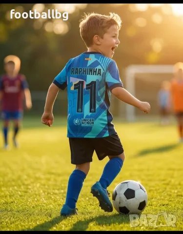 Детско юношески футболни екипи RAPHINHA 11 💙⚽️ НОВО сезон 2026-27 година , снимка 5 - Футбол - 31085743